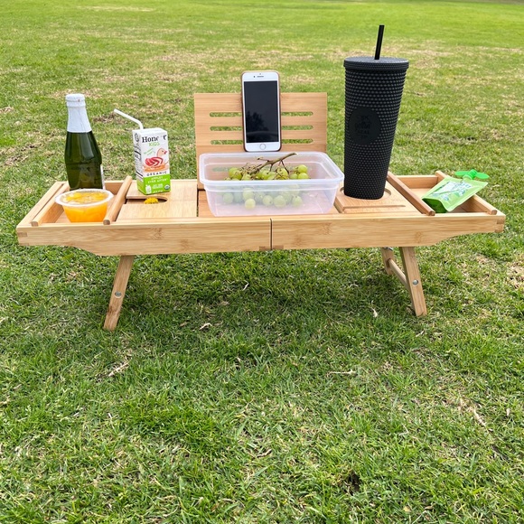 Perfect gift!Spa tray bamboo dual-use - Picture 4 of 8